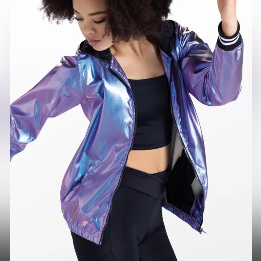 Balera Unisex Metallic Bomber Jacket